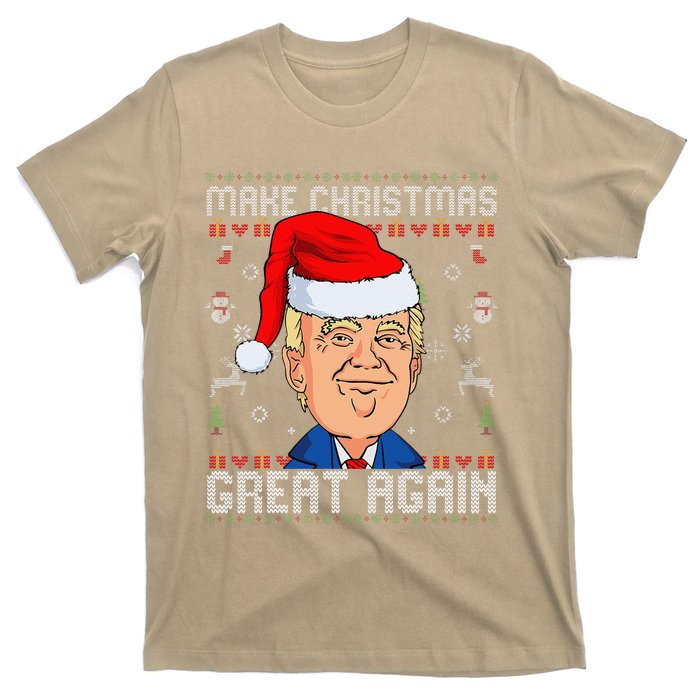 Funny Trump Make Christmas Great Again Ugly Christmas T-Shirt