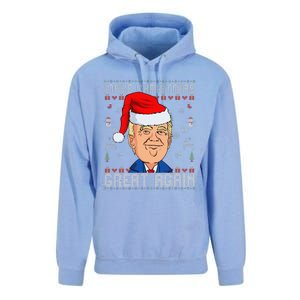 Funny Trump Make Christmas Great Again Ugly Christmas Unisex Surf Hoodie