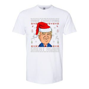 Funny Trump Make Christmas Great Again Ugly Christmas Softstyle CVC T-Shirt