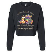 Funnt Tell Me A Time In History When It Was Good Guys Banning Book Cropped Pullover Crew