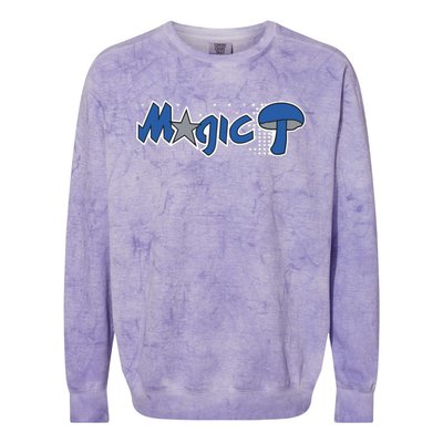 Four Twenty Magic Star Mushroom Colorblast Crewneck Sweatshirt