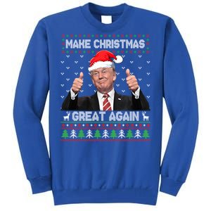 Funny Trump Make Christmas Great Again Ugly Sweater Xmas Cute Gift Tall Sweatshirt