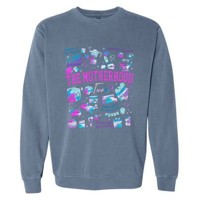 Funny The Motherhood Mama Garment-Dyed Sweatshirt