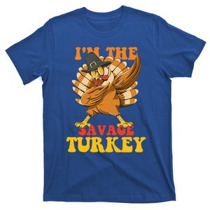 Funny Thanksgiving Matching Cute Gift Im Savage The Turkey Gift T-Shirt