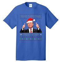 Funny Trump Make Christmas Great Again Ugly Sweater Xmas  Tall T-Shirt