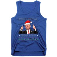 Funny Trump Make Christmas Great Again Ugly Sweater Xmas  Tank Top