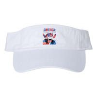 Fireworks Trump Make 4th Of July Great Again Glasses Flag Valucap Bio-Washed Visor