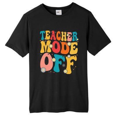 Funny Teacher Mode Off Last Day Of School Summer Break Tall Fusion ChromaSoft Performance T-Shirt