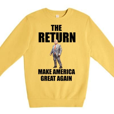 Funny Trump Make America Great Again Premium Crewneck Sweatshirt