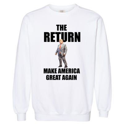 Funny Trump Make America Great Again Garment-Dyed Sweatshirt