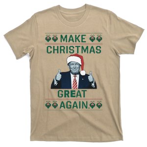 Funny Trump Make Christmas Great Again Ugly Sweater Xmas T-Shirt