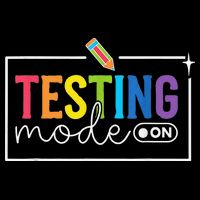 Funny Testing Mode On Testing Day Motivational Teacher Drawstring Bag