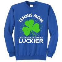 Funny Tennis Mom St Patrick's Day Lucky Irish Mama Gift Sweatshirt