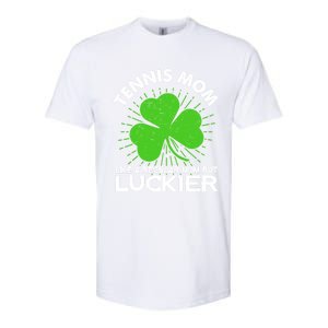 Funny Tennis Mom St Patrick's Day Lucky Irish Mama Gift Softstyle CVC T-Shirt