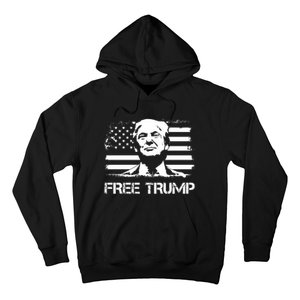 Free Trump Mug Shot Trump Not Guilty MugShot Hoodie