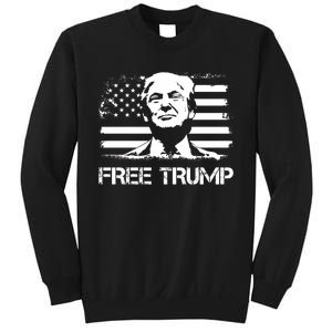 Free Trump Mug Shot Trump Not Guilty MugShot Sweatshirt