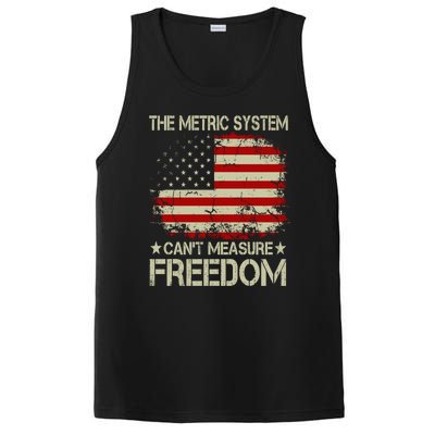 Funny The Metric System Cant Measure Freedom 4th Of July PosiCharge Competitor Tank