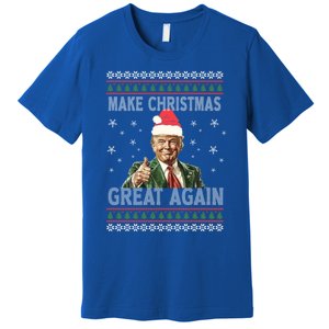 Funny Trump Make Christmas Great Again Xmas Ugly Gift Premium T-Shirt