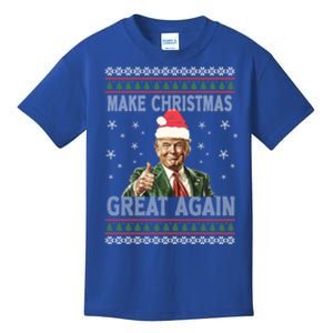 Funny Trump Make Christmas Great Again Xmas Ugly Gift Kids T-Shirt