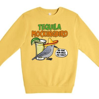 Funny Tequila Mockingbird Premium Crewneck Sweatshirt