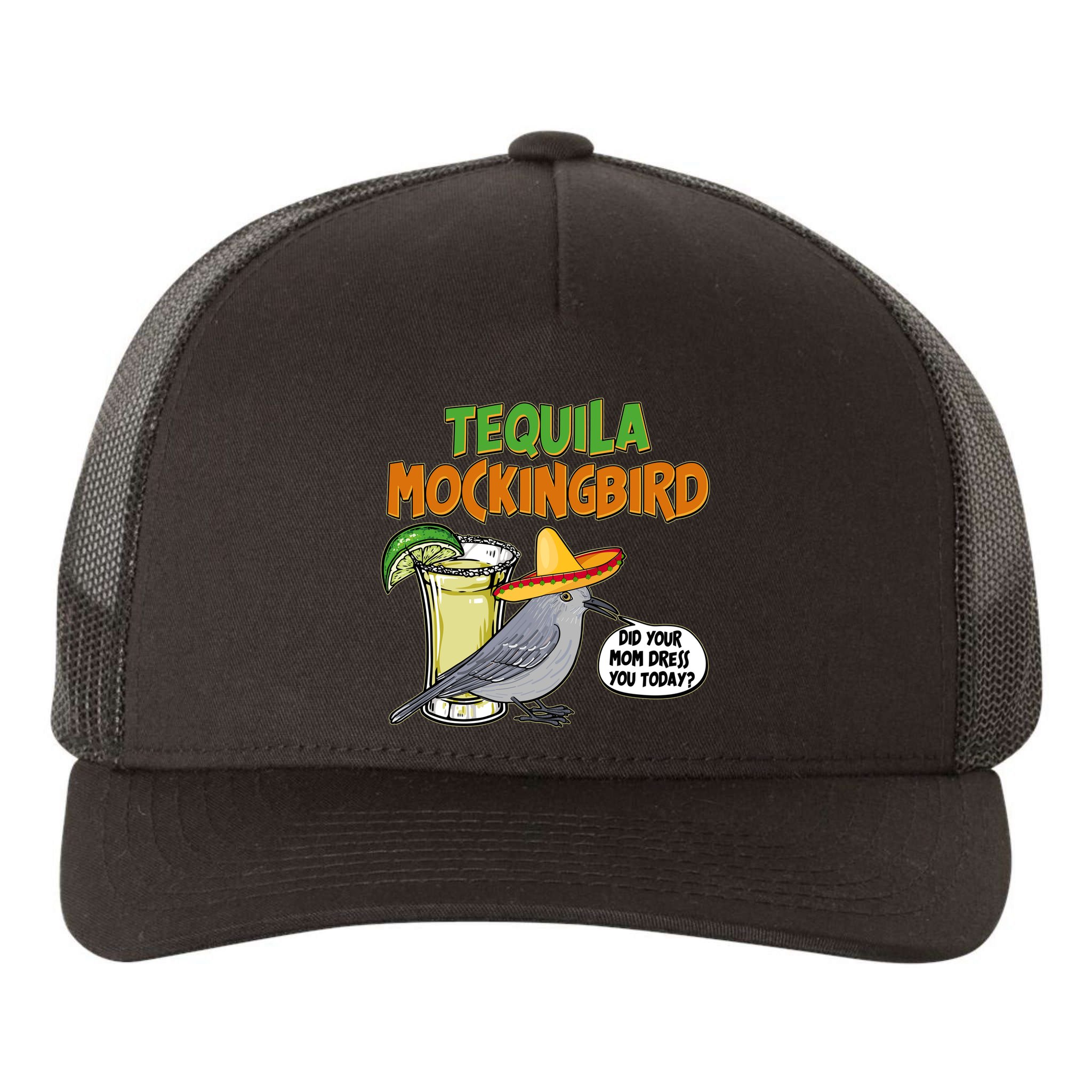 Funny Tequila Mockingbird Yupoong Adult 5-Panel Trucker Hat