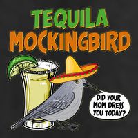 Funny Tequila Mockingbird Adult Drive Performance Visor