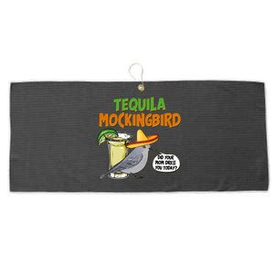 Funny Tequila Mockingbird Large Microfiber Waffle Golf Towel