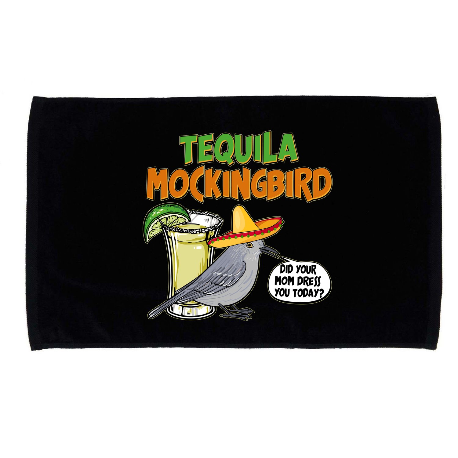 Funny Tequila Mockingbird Microfiber Hand Towel