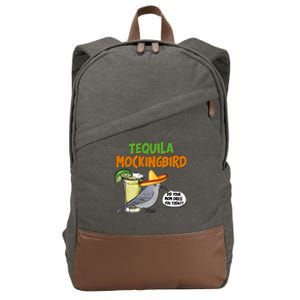 Funny Tequila Mockingbird Cotton Canvas Backpack