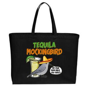 Funny Tequila Mockingbird Cotton Canvas Jumbo Tote