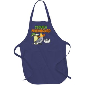 Funny Tequila Mockingbird Full-Length Apron With Pockets