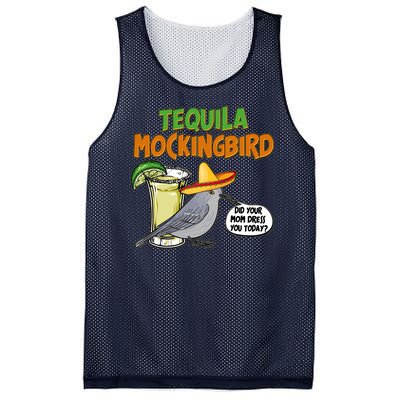 Funny Tequila Mockingbird Mesh Reversible Basketball Jersey Tank