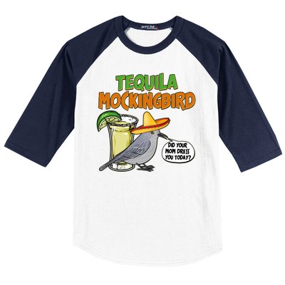 Funny Tequila Mockingbird Baseball Sleeve Shirt