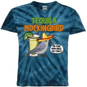 Funny Tequila Mockingbird Kids Tie-Dye T-Shirt