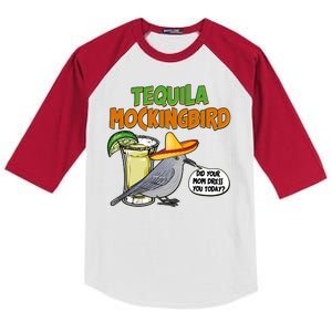 Funny Tequila Mockingbird Kids Colorblock Raglan Jersey