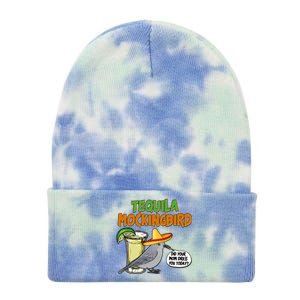 Funny Tequila Mockingbird Tie Dye 12in Knit Beanie