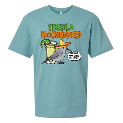 Funny Tequila Mockingbird Sueded Cloud Jersey T-Shirt