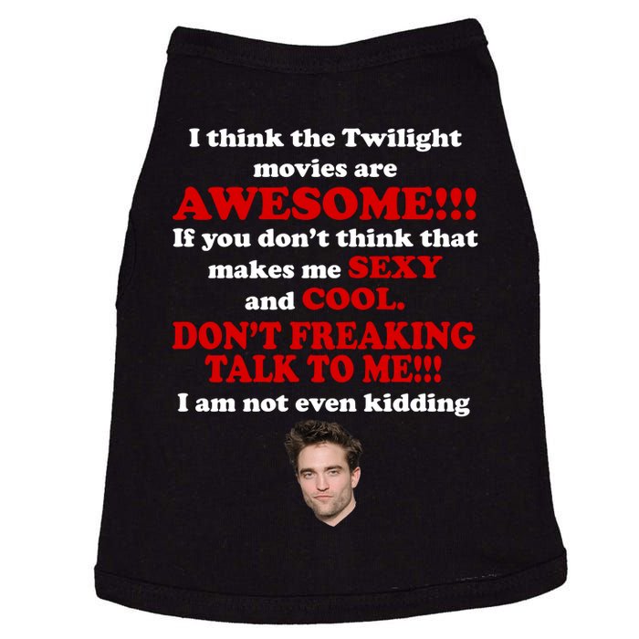 Funny Twilight Movies Quote Doggie Tank