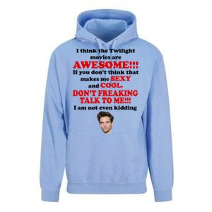 Funny Twilight Movies Quote Unisex Surf Hoodie