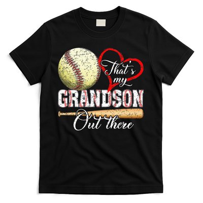 funny That's My Grandson Out There Baseball for Mother's Day T-Shirt