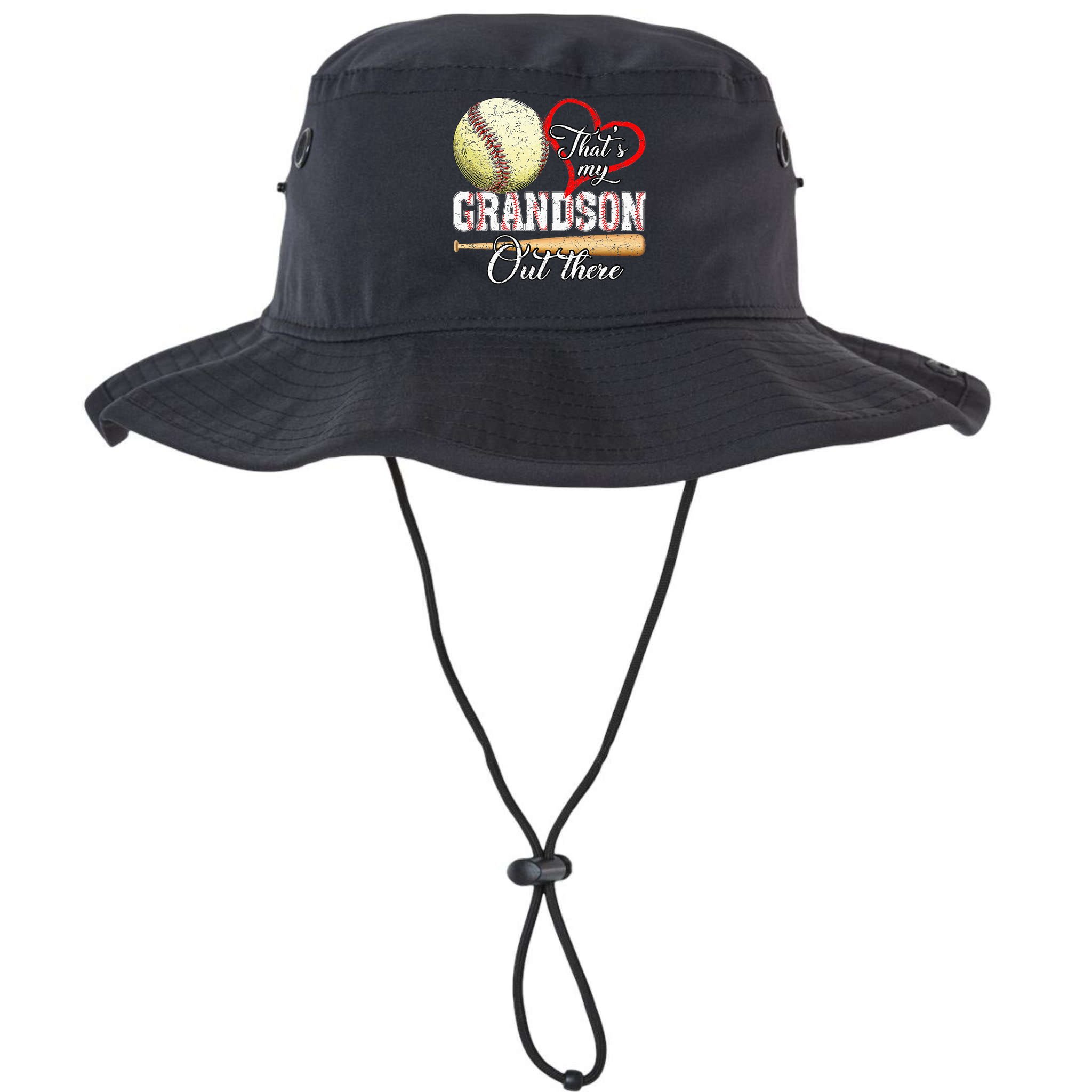funny That's My Grandson Out There Baseball for Mother's Day Bucket Hat