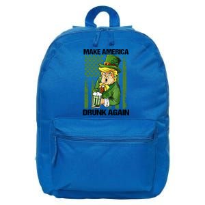 Funny Trump Make America Drunk Again Beer St Patricks Day Gift 16 in Basic Backpack