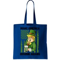 Funny Trump Make America Drunk Again Beer St Patricks Day Gift Tote Bag