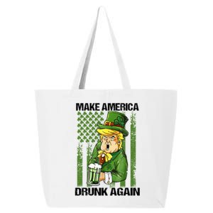 Funny Trump Make America Drunk Again Beer St Patricks Day Gift 25L Jumbo Tote