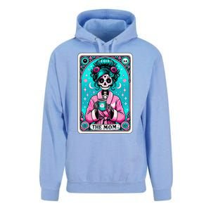 Funny The Mom Tarot Card Skeleton Mothers Day Witch Mom Skull Mama Gift Unisex Surf Hoodie