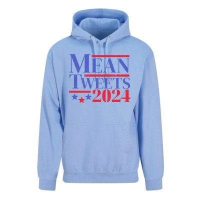 Funny Trump Mean Tweets 2024 Election Campaign Distressed Gift Unisex Surf Hoodie