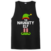 Funny The Naughty Elf Christmas Matching Family Party PosiCharge Competitor Tank