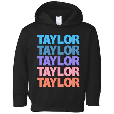 Funny T.aylor Name style  Toddler Hoodie