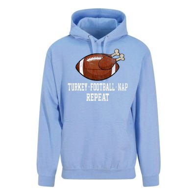 Football Turkey Nap Thanksgiving Unisex Surf Hoodie