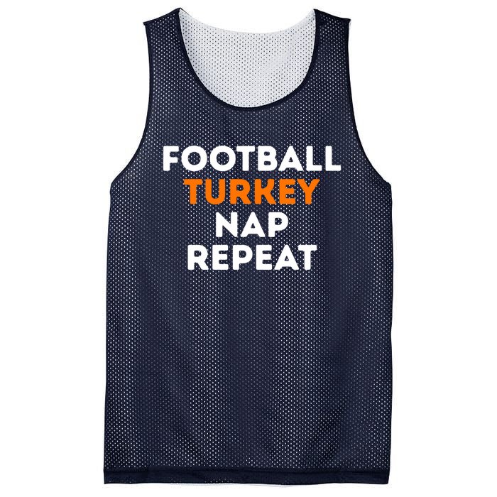 Football Turkey Nap Repeat Thanksgiving Mesh Reversible Basketball Jersey Tank